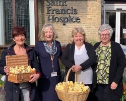 Fundraiser Maureen Ballard with members of the Great and Little Warley WI 2 (cropped)