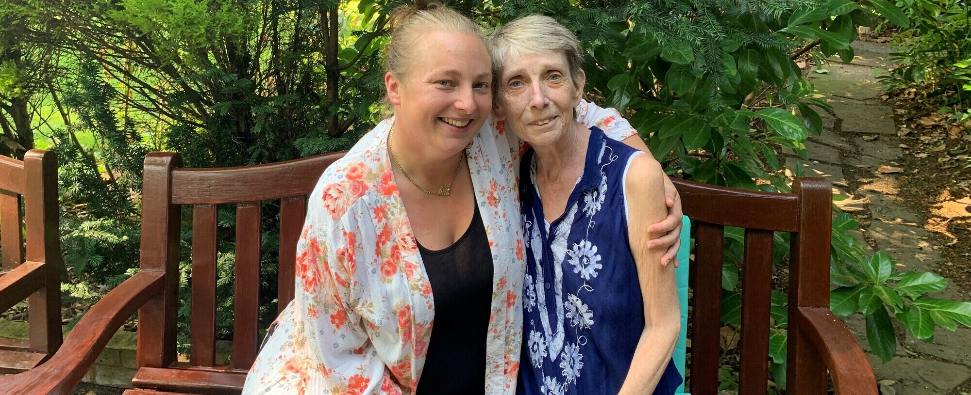 Becky Pyner with her mum Deborah Burgess  (cropped)