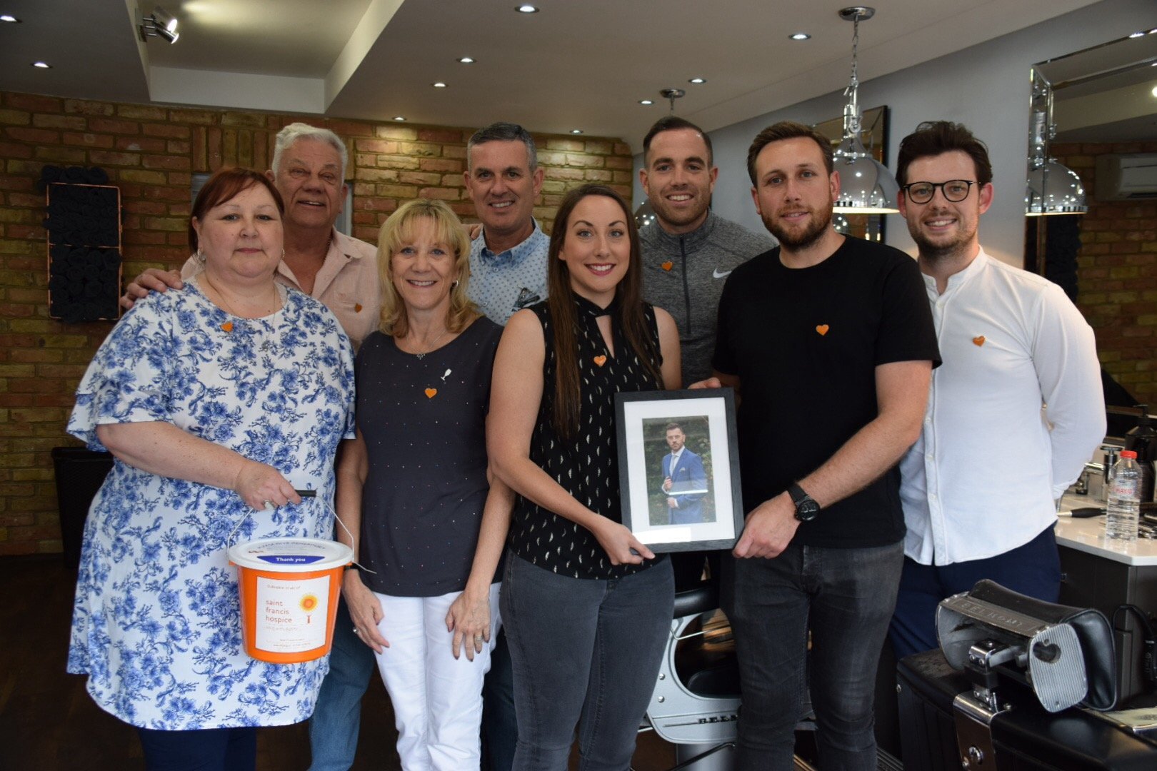 Gent  Co barbers fundraiser SFH